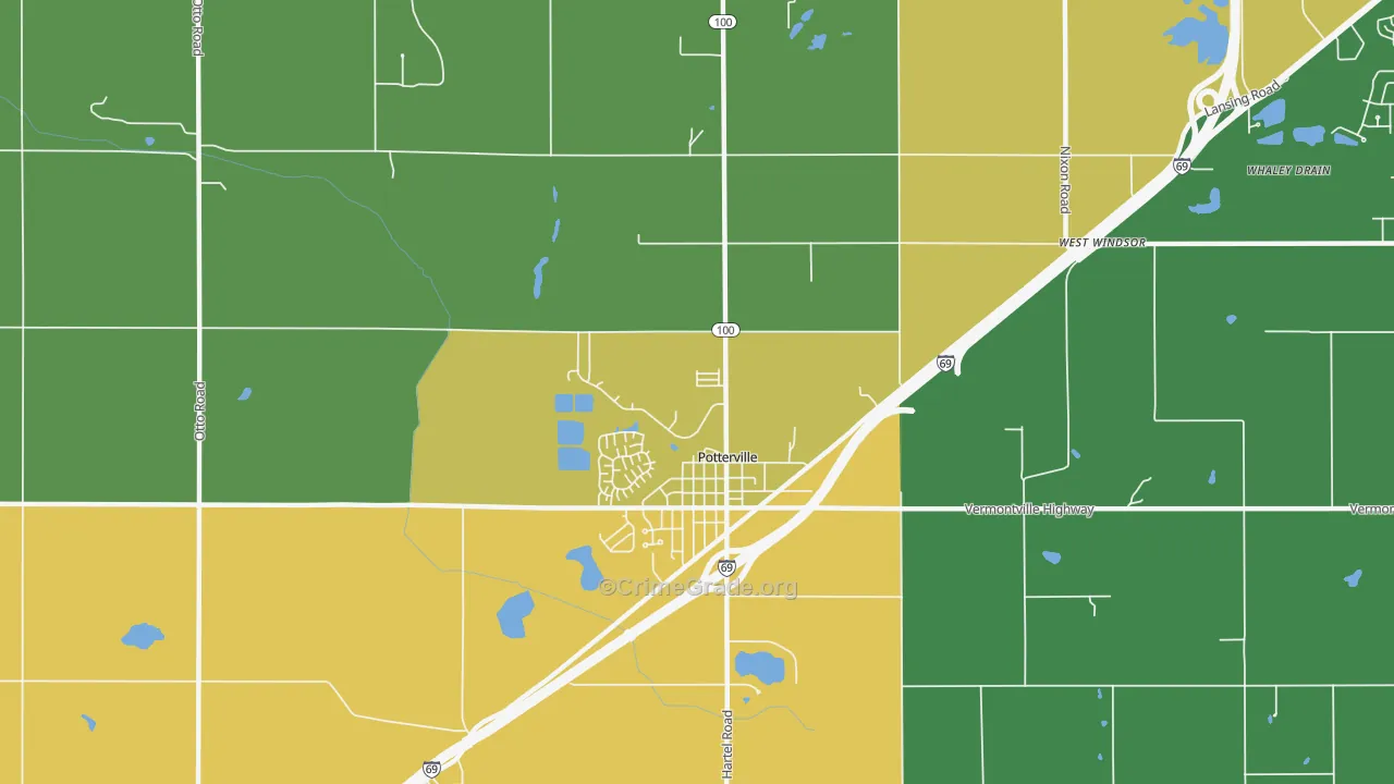 48876, MI Map of Theft Rates