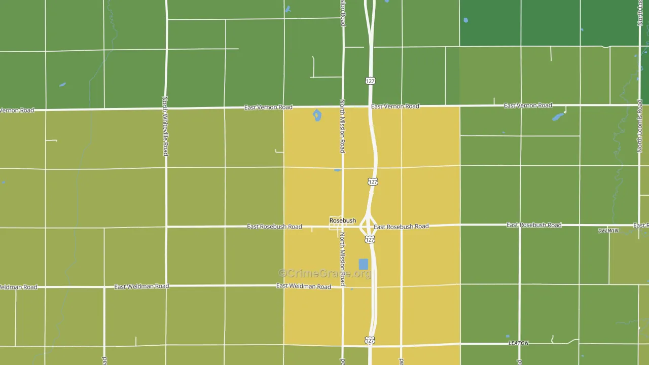 48878, MI Map of Theft Rates