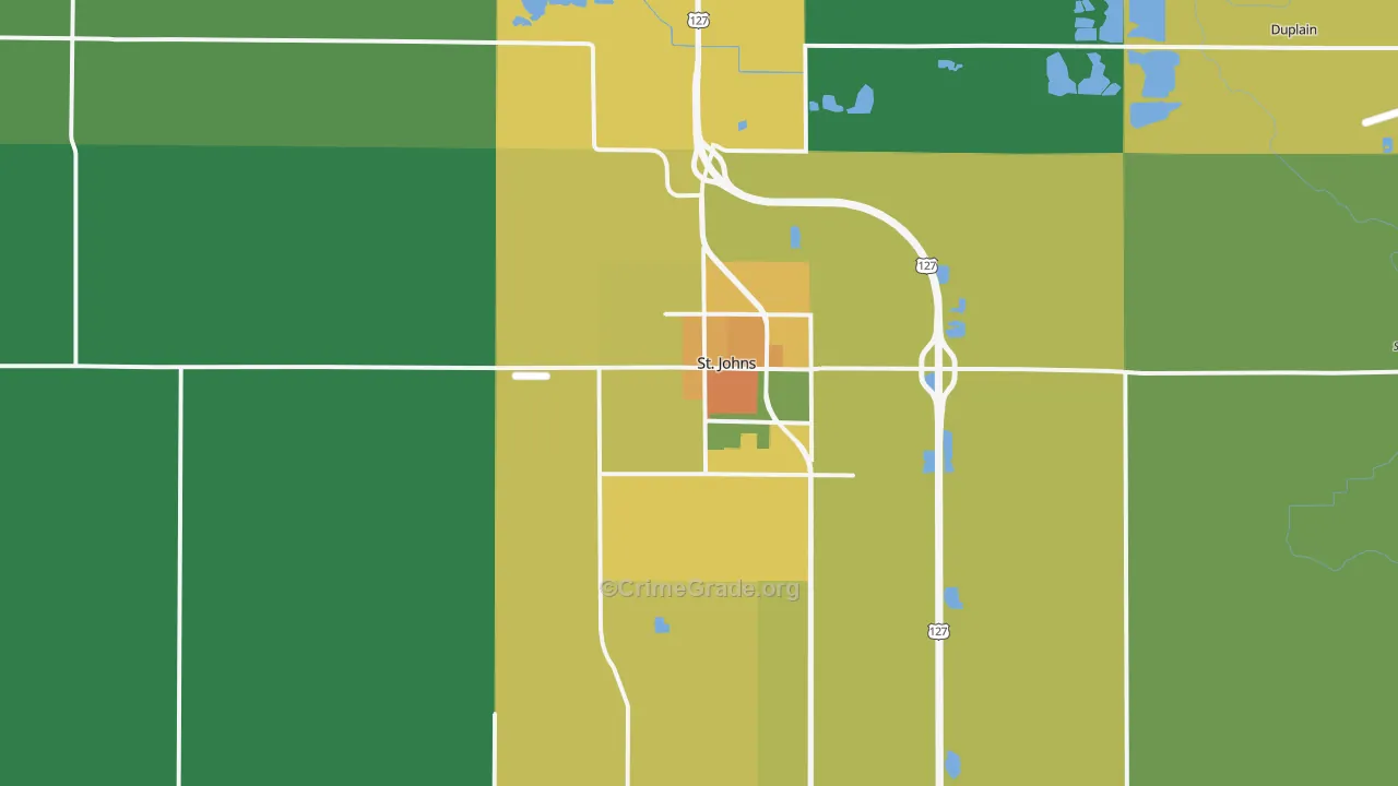 48879, MI Map of Theft Rates