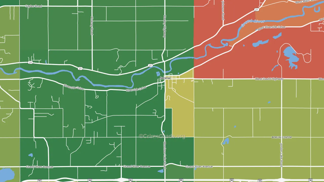 48881, MI Map of Theft Rates