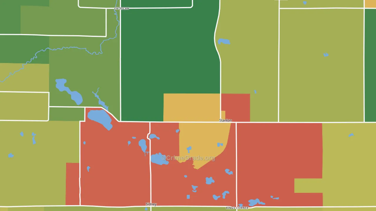 48888, MI Map of Theft Rates