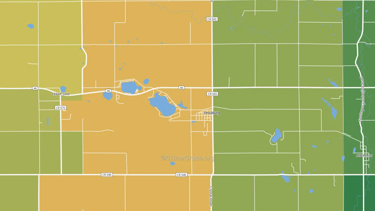 48891, MI Map of Theft Rates