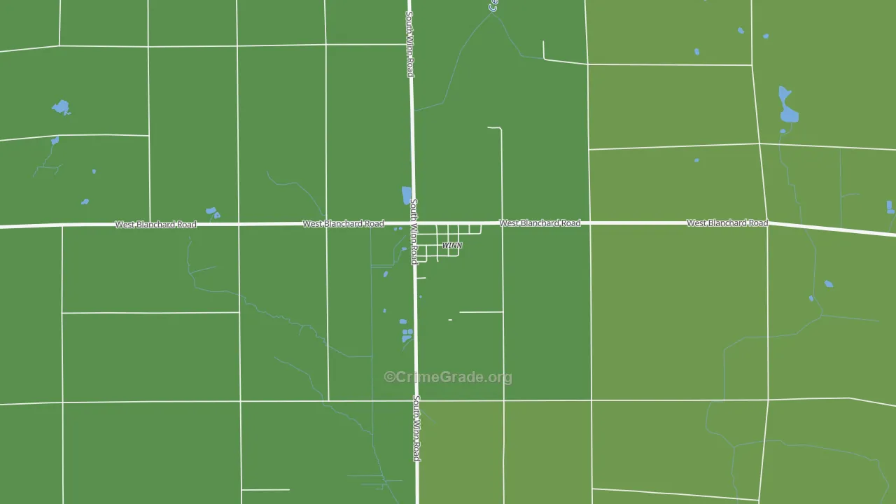 48896, MI Map of Theft Rates