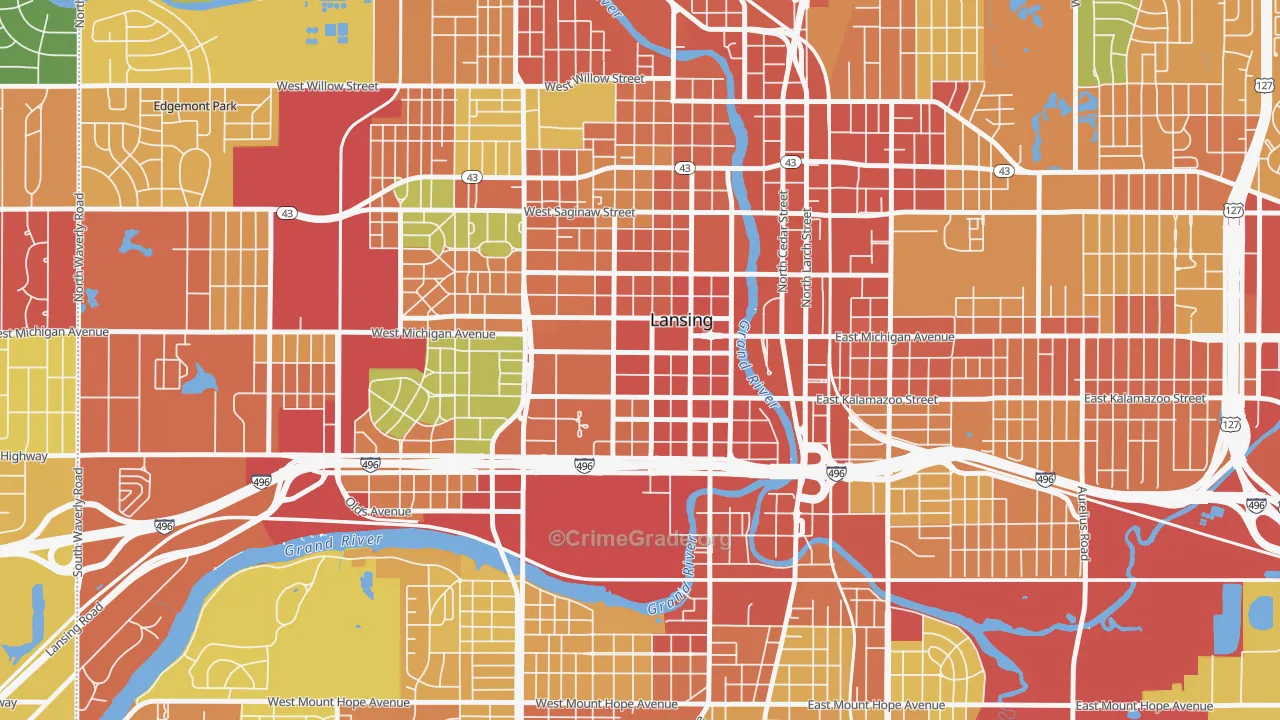 48933, MI Map of Theft Rates