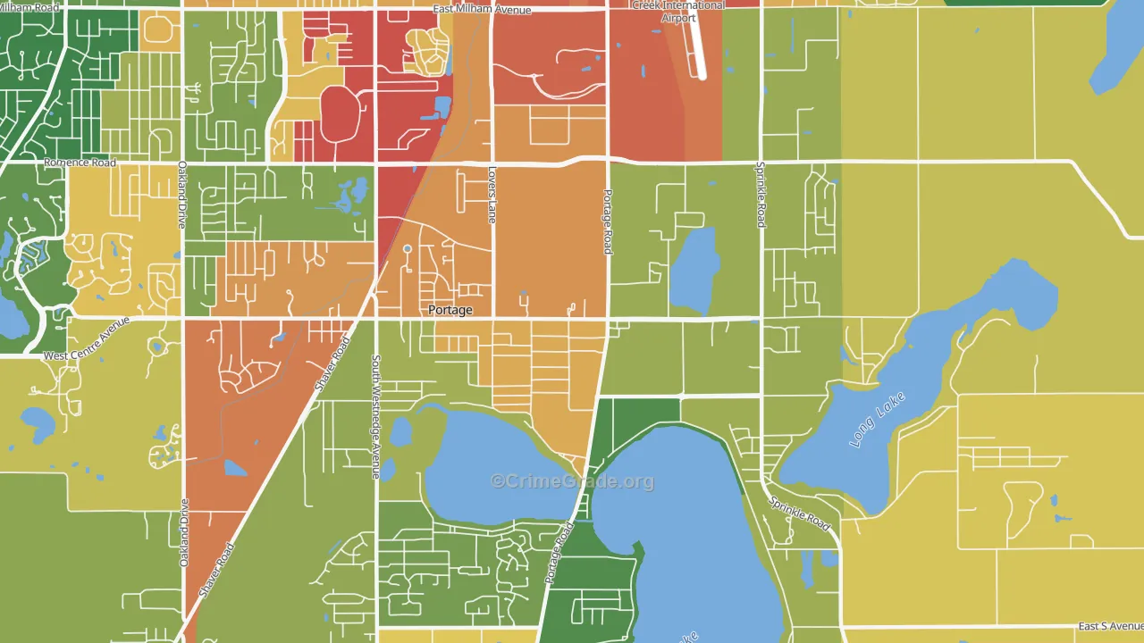 49002, MI Map of Theft Rates