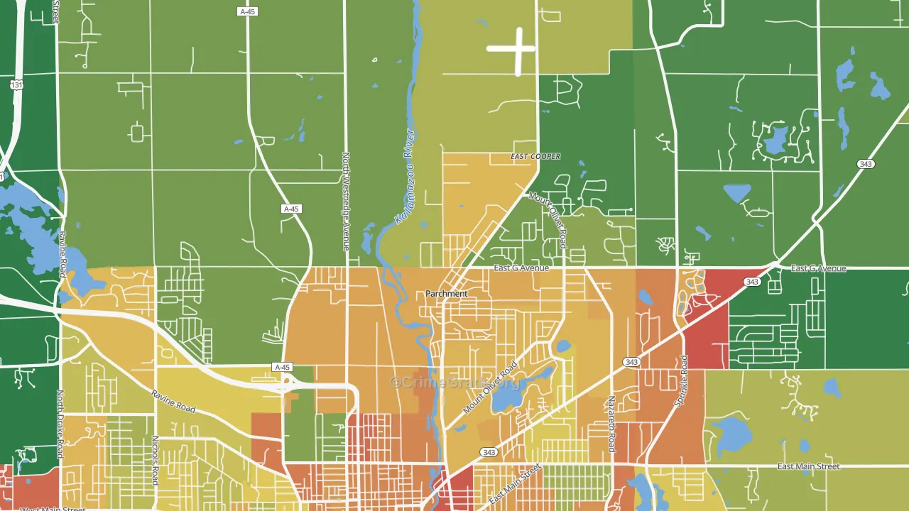 49004, MI Map of Theft Rates