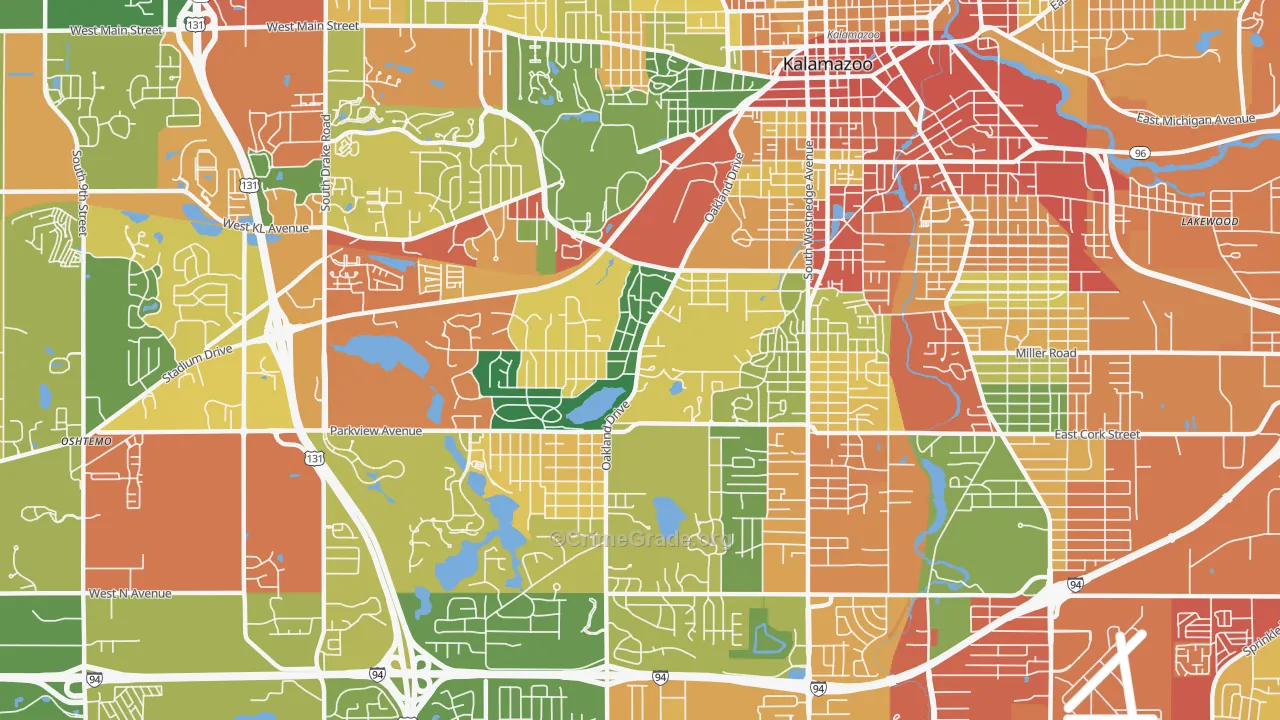 49008, MI Map of Theft Rates