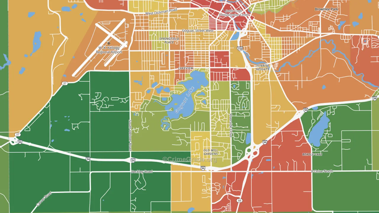 49015, MI Map of Theft Rates
