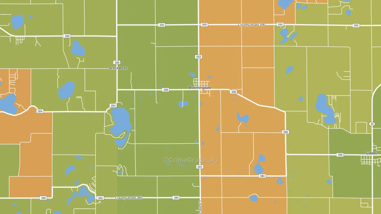 49026, MI Map of Theft Rates
