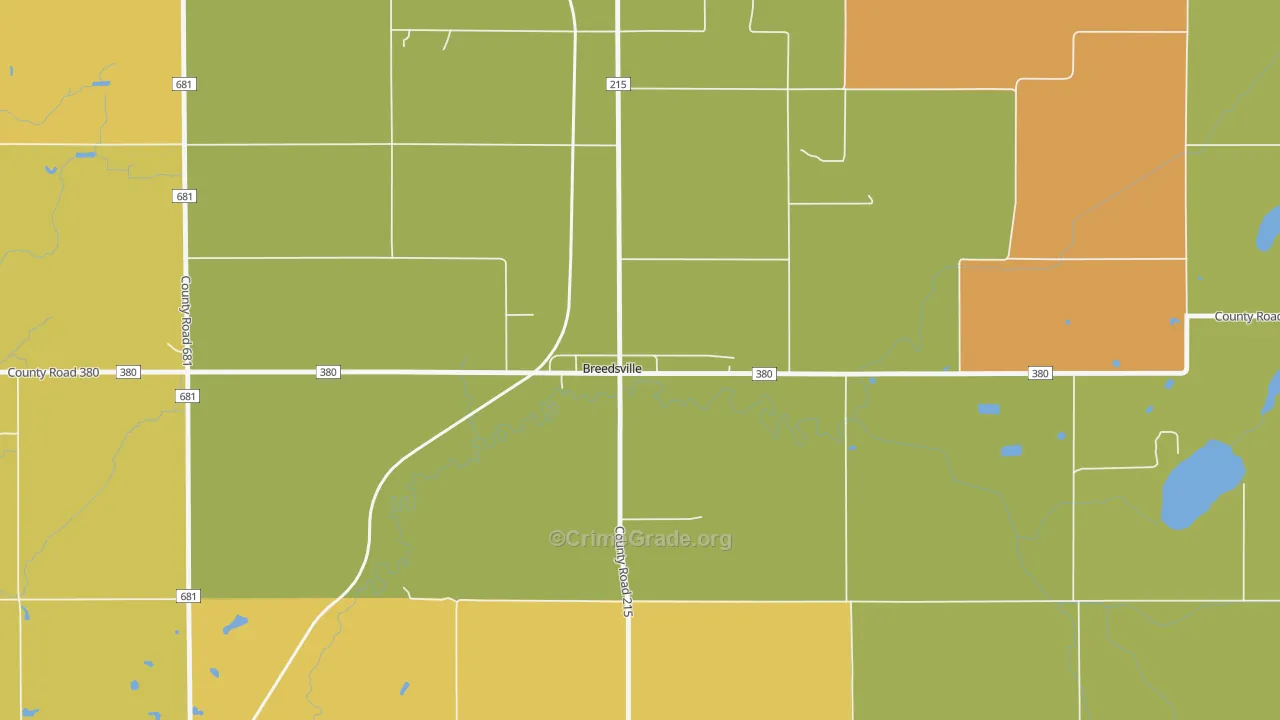 49027, MI Map of Theft Rates