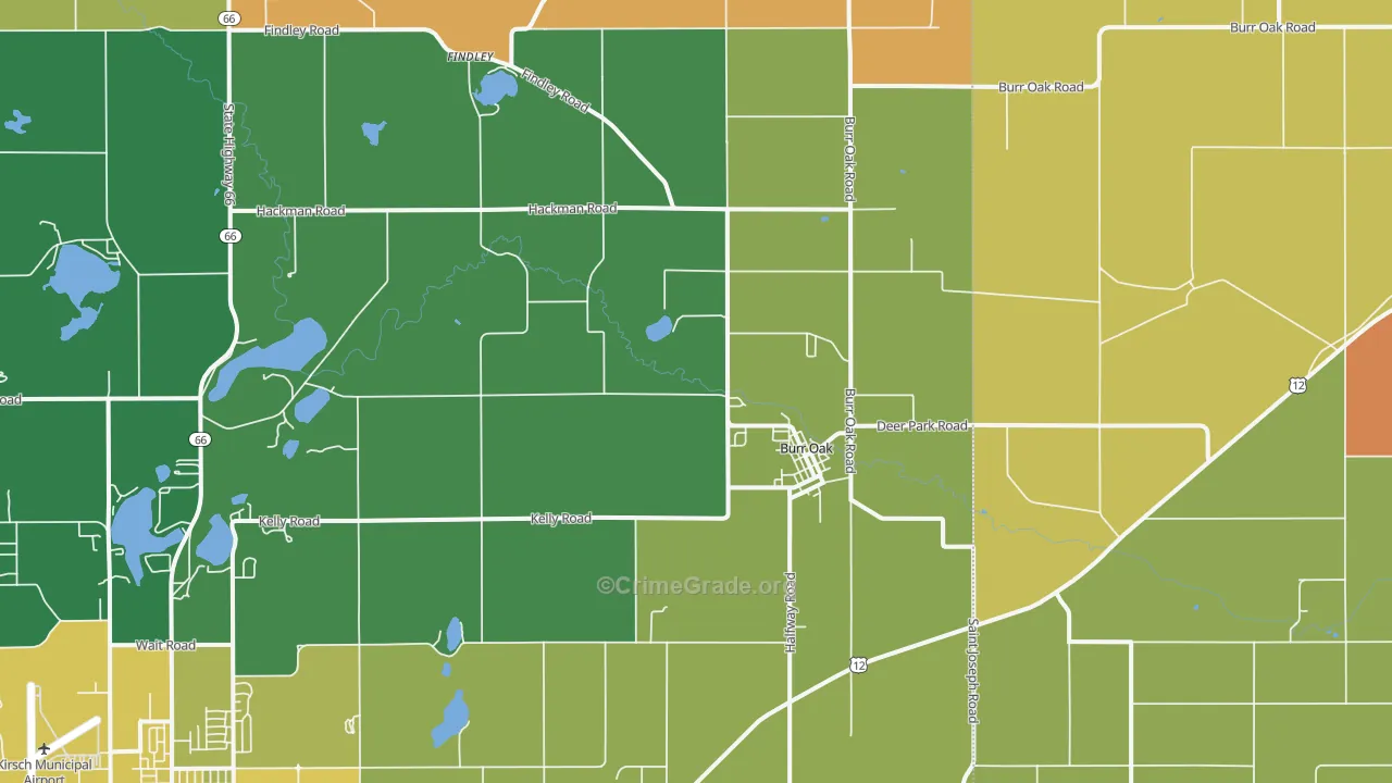 49030, MI Map of Theft Rates