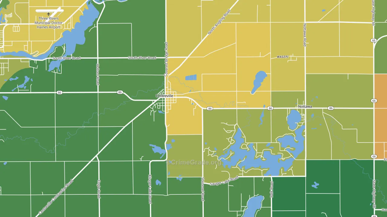49032, MI Map of Theft Rates