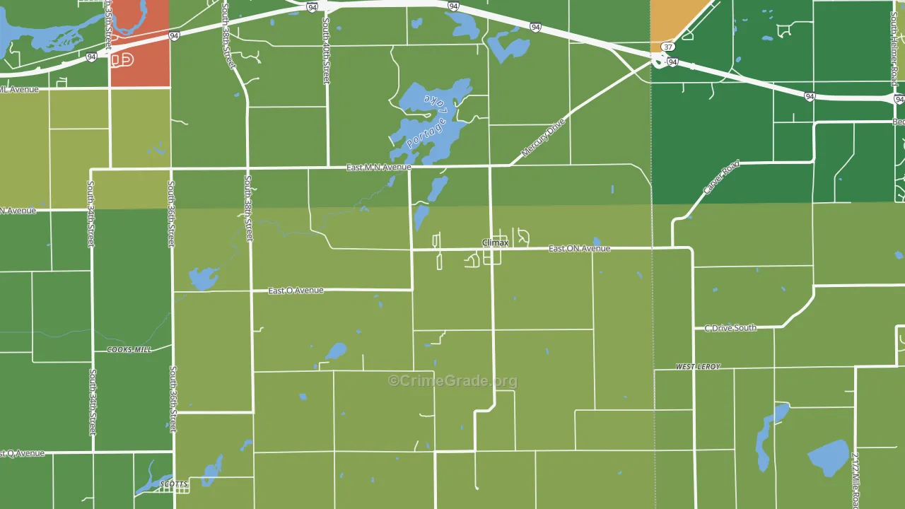 49034, MI Map of Theft Rates