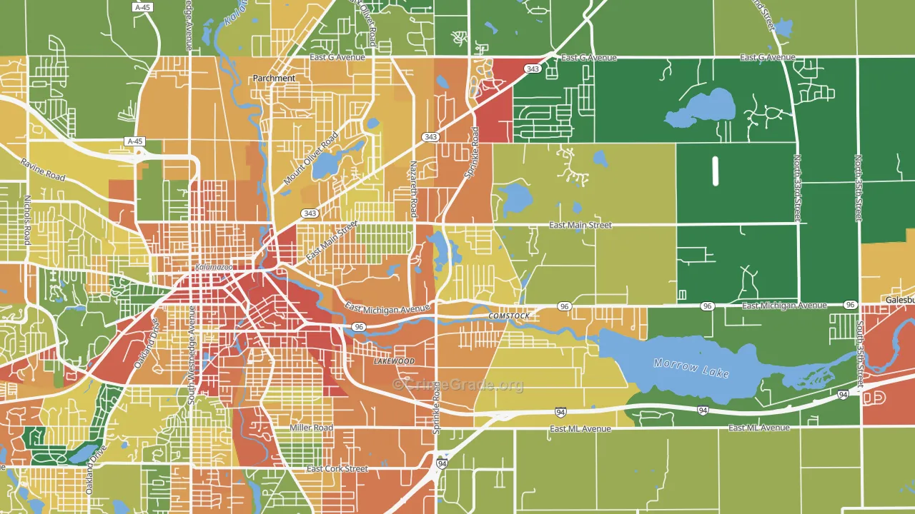 49048, MI Map of Theft Rates