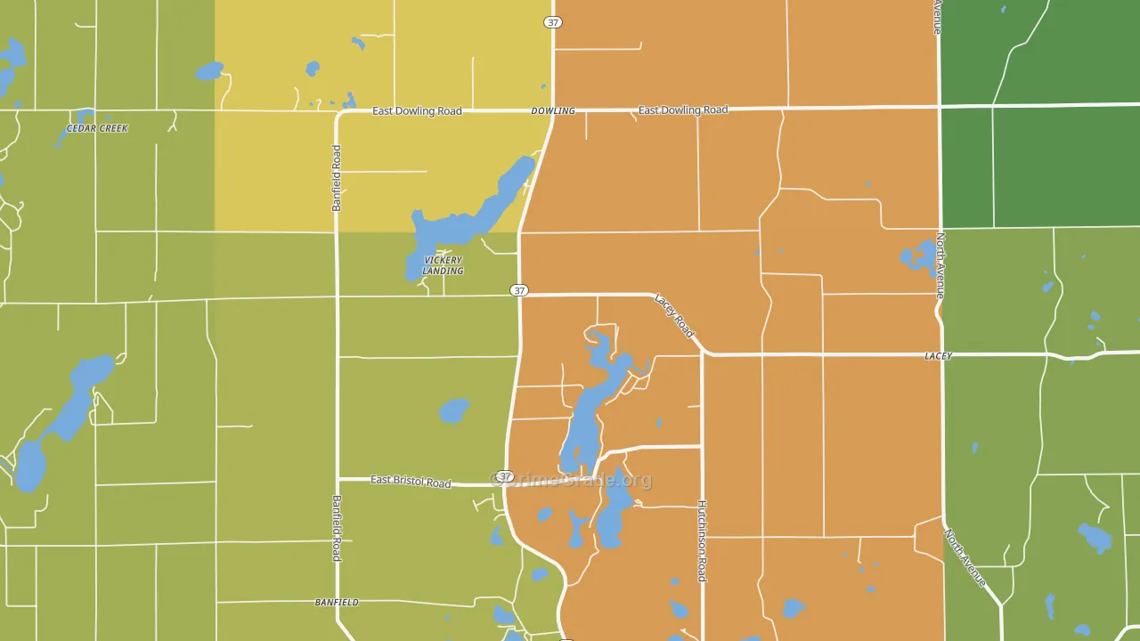 49050, MI Map of Theft Rates