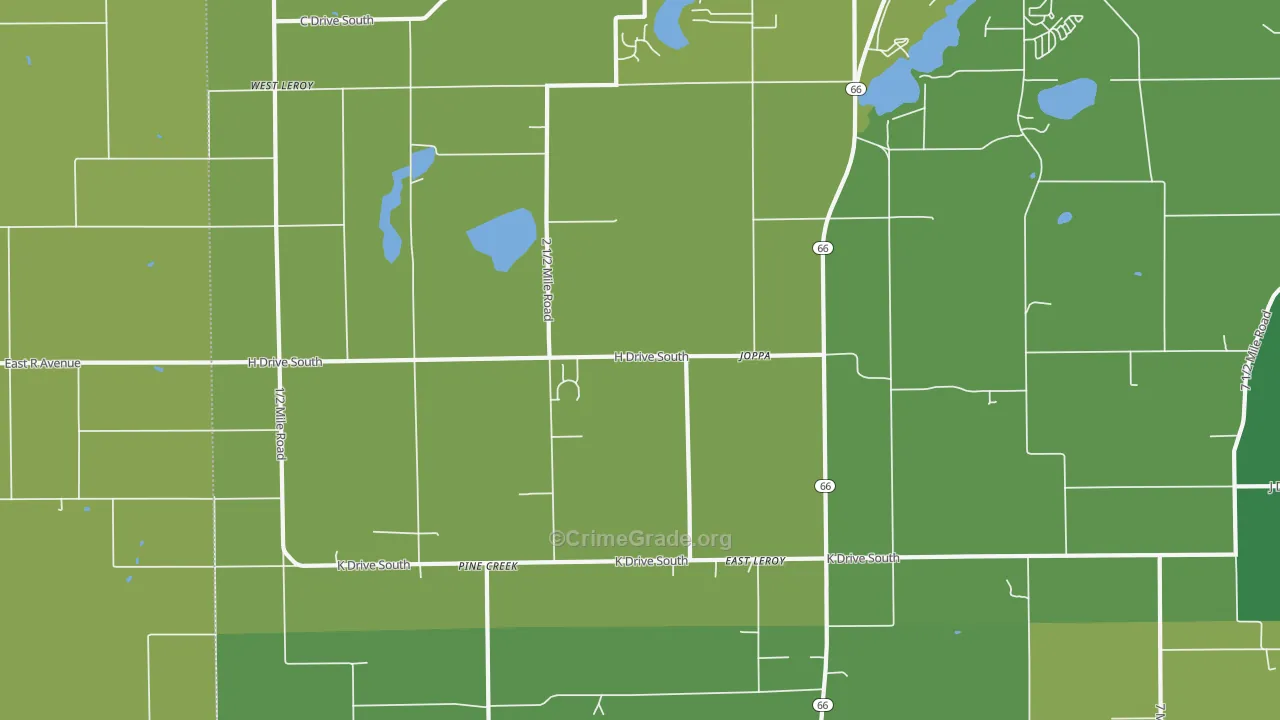 49051, MI Map of Theft Rates