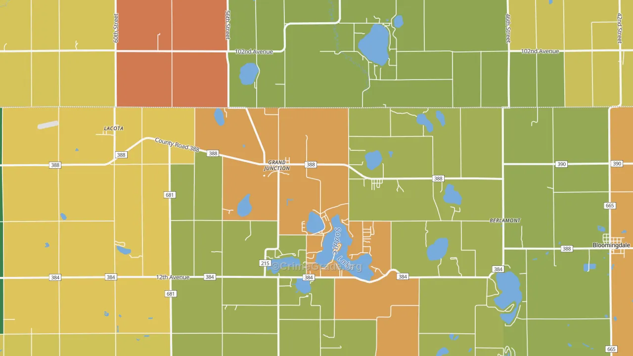 49056, MI Map of Theft Rates