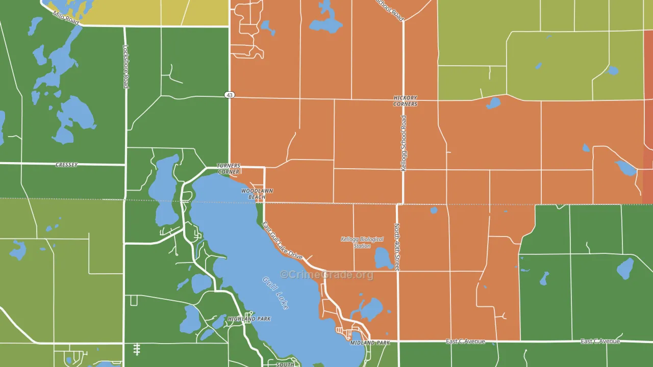 49060, MI Map of Theft Rates
