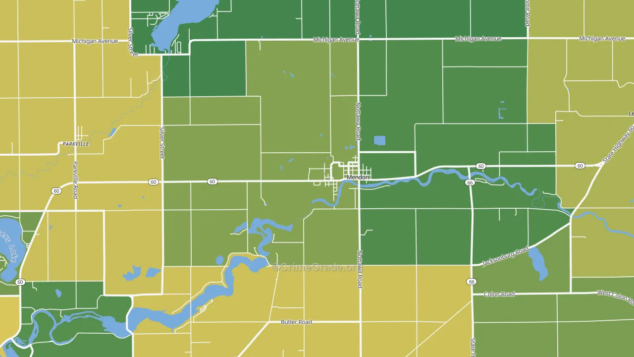 49072, MI Map of Theft Rates