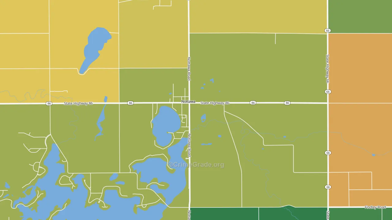 49075, MI Map of Theft Rates