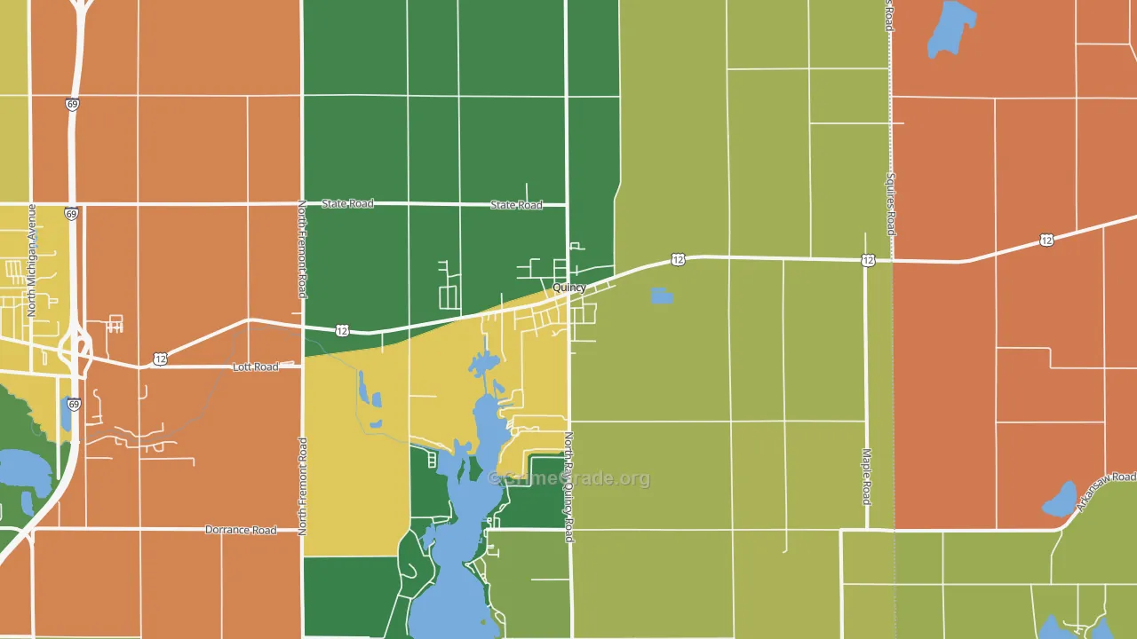 49082, MI Map of Theft Rates