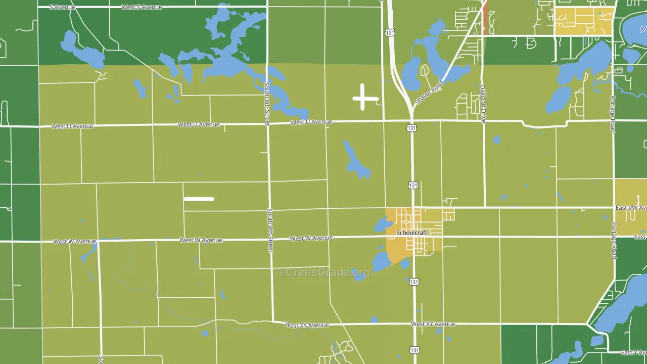 49087, MI Map of Theft Rates