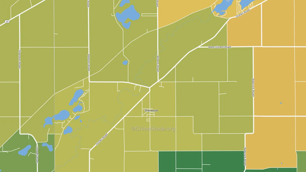 49089, MI Map of Theft Rates