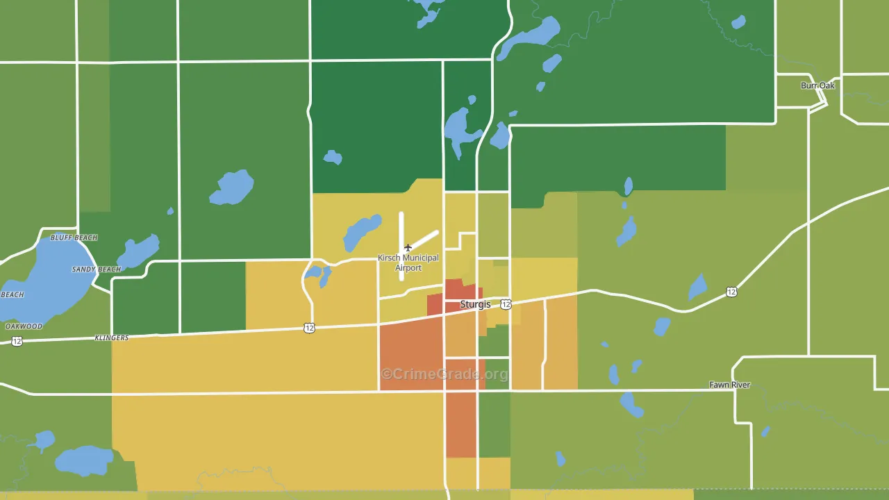 49091, MI Map of Theft Rates