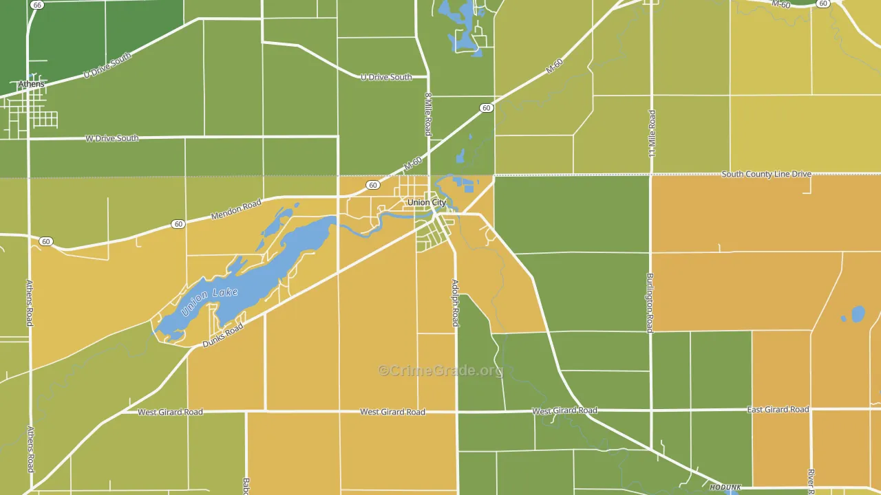 49094, MI Map of Theft Rates