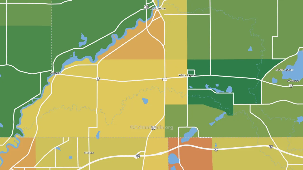 49099, MI Map of Theft Rates