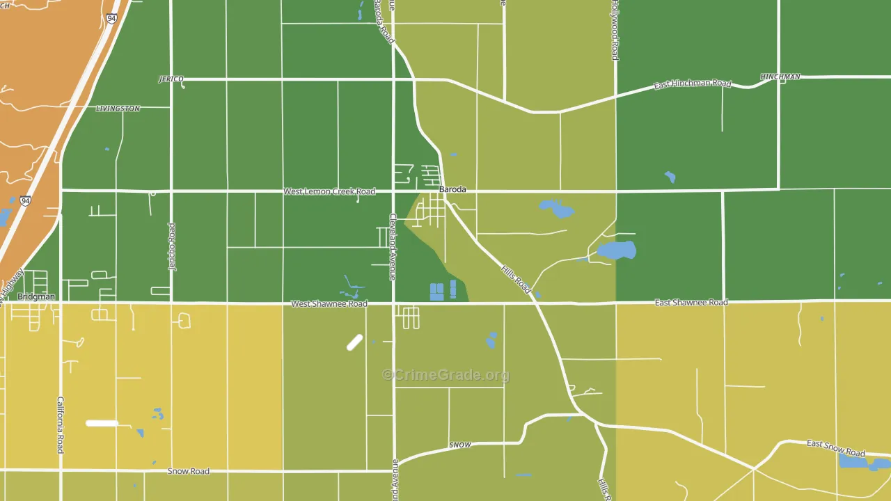 49101, MI Map of Theft Rates