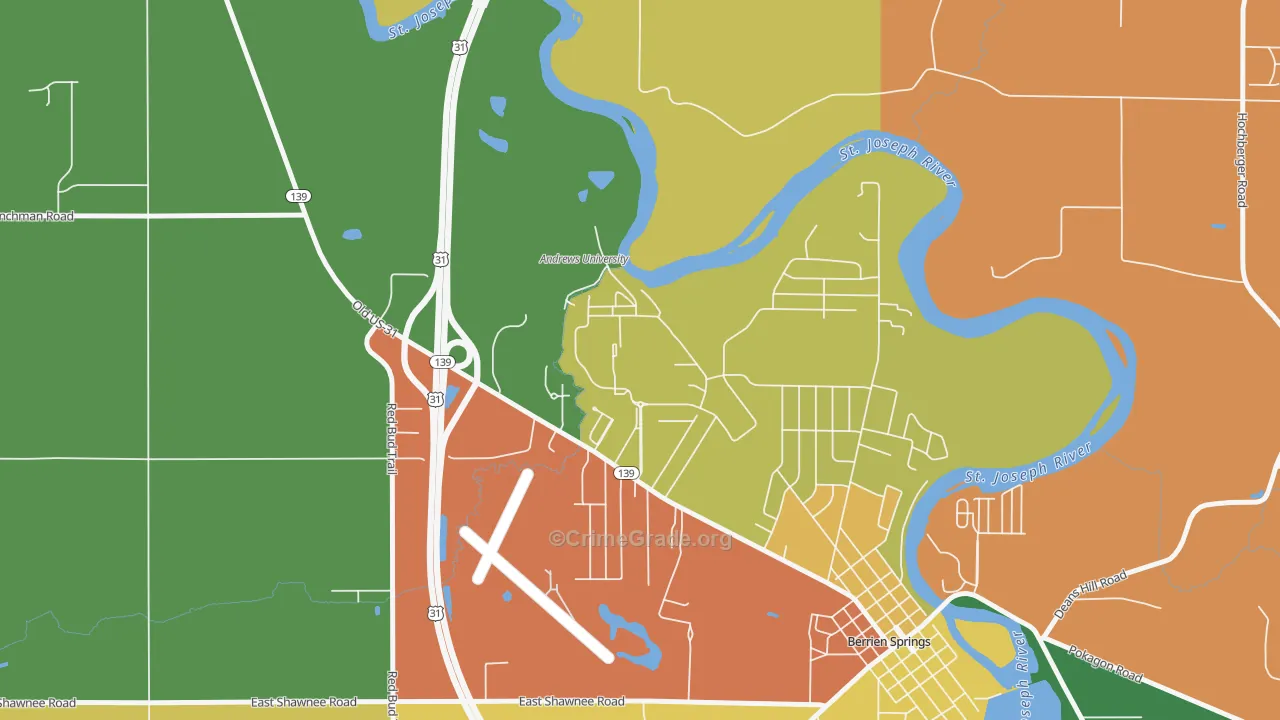 49104, MI Map of Theft Rates