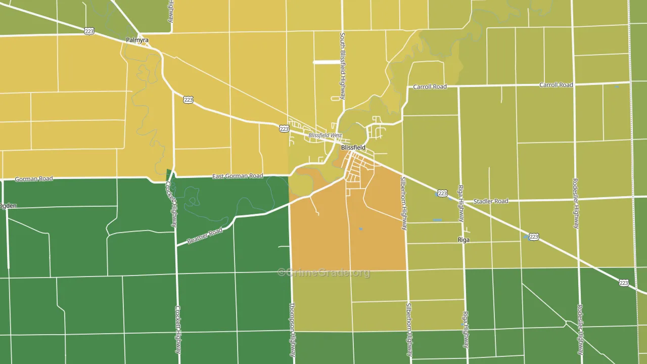 49228, MI Map of Theft Rates