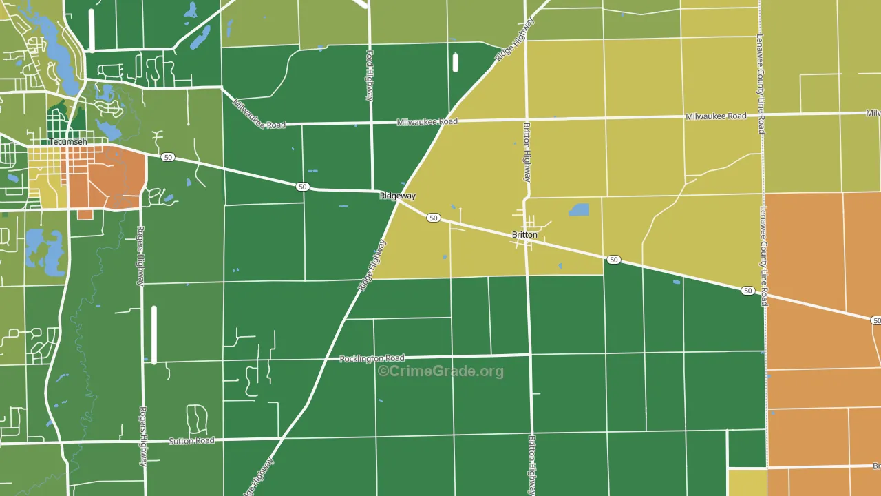 49229, MI Map of Theft Rates