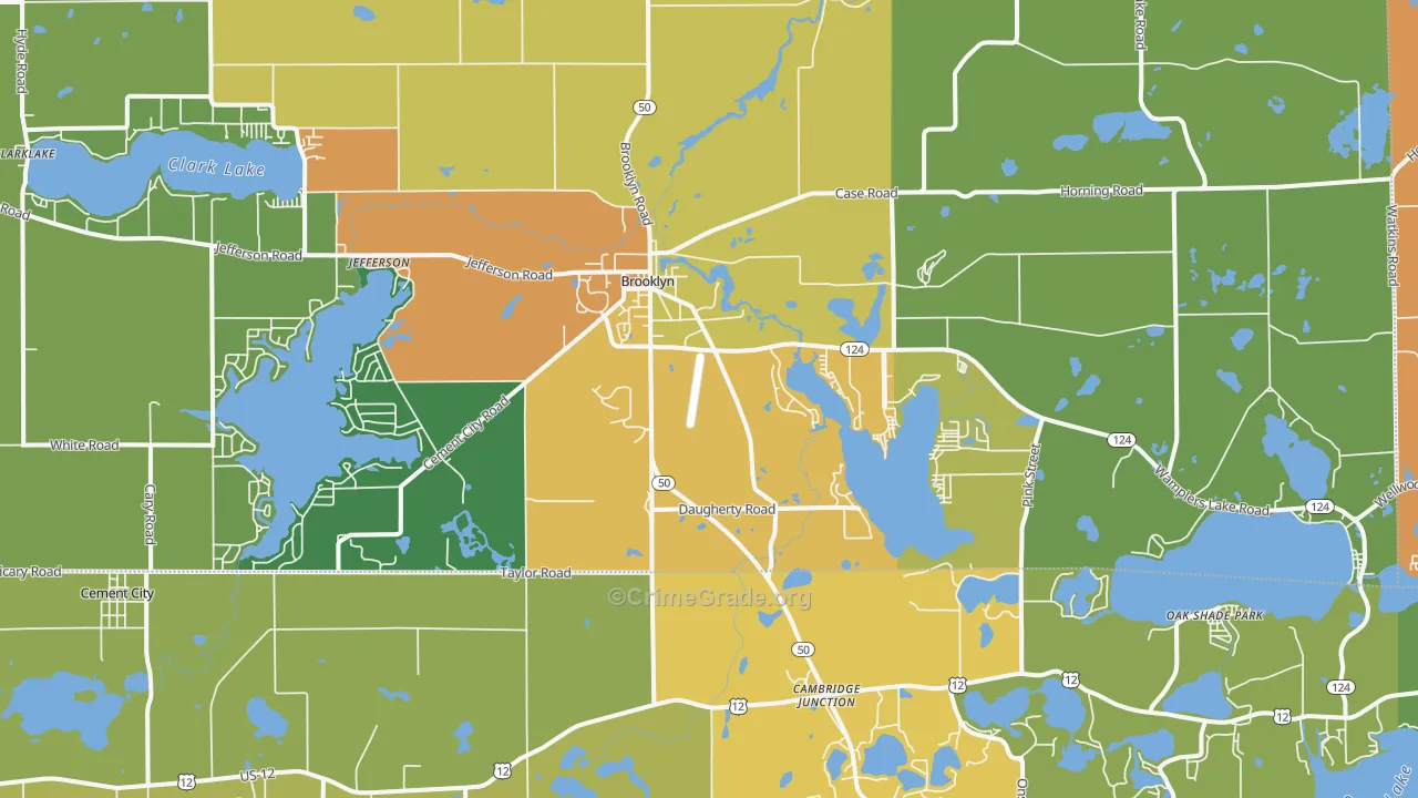49230, MI Map of Theft Rates