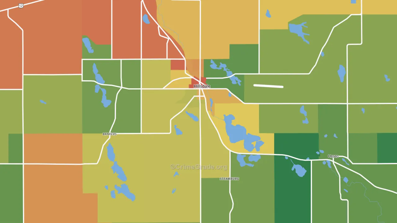 49242, MI Map of Theft Rates