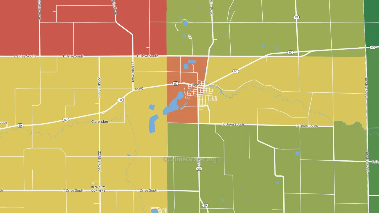 49245, MI Map of Theft Rates