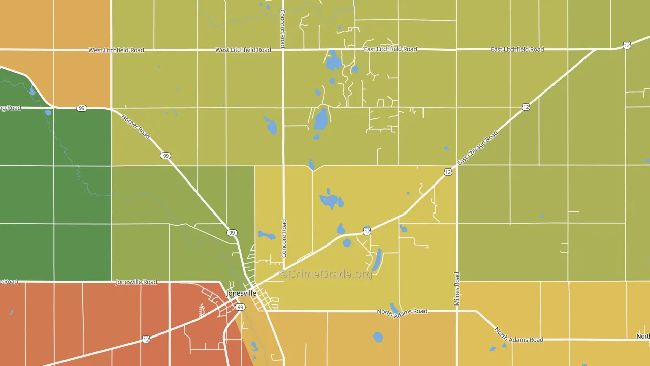 49250, MI Map of Theft Rates