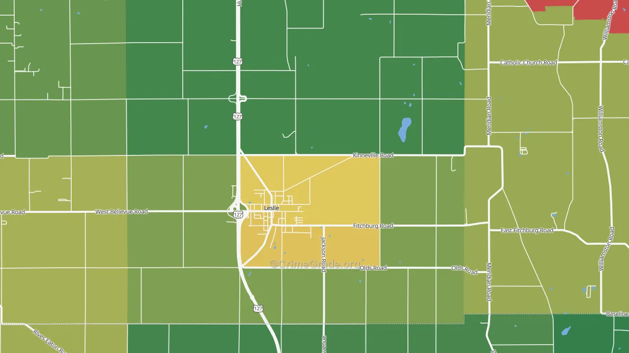 49251, MI Map of Theft Rates