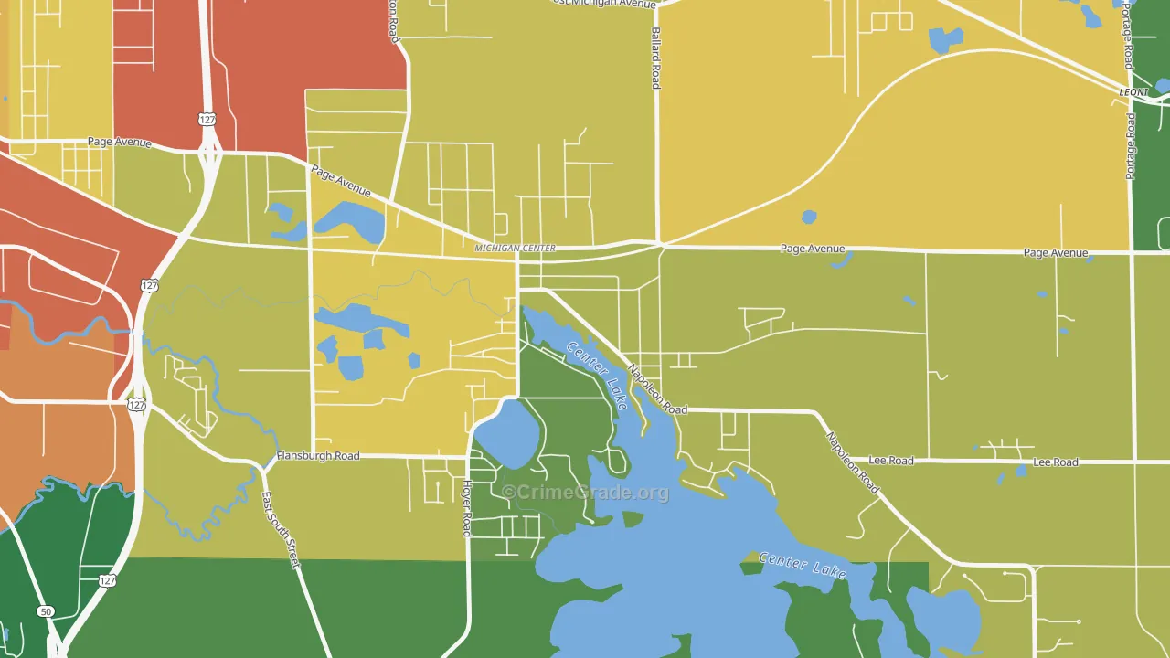 49254, MI Map of Theft Rates