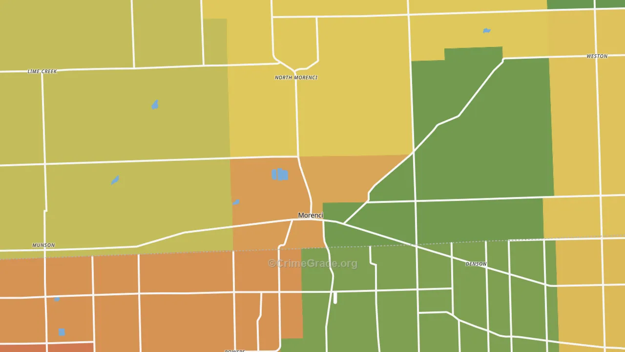 49256, MI Map of Theft Rates