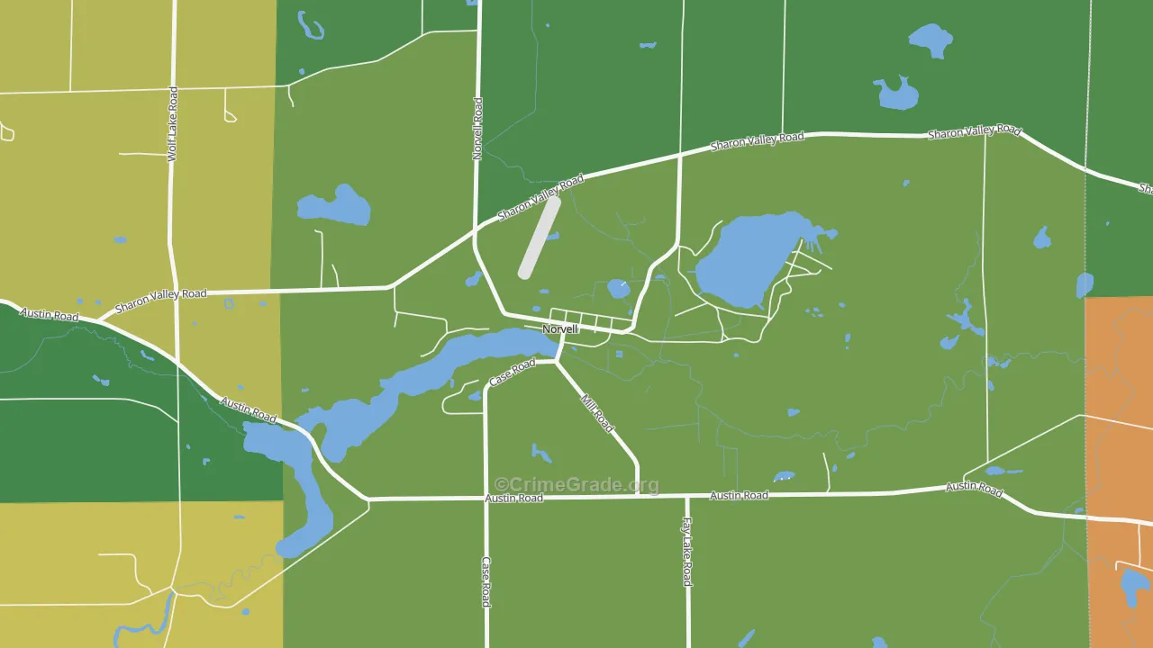 49263, MI Map of Theft Rates