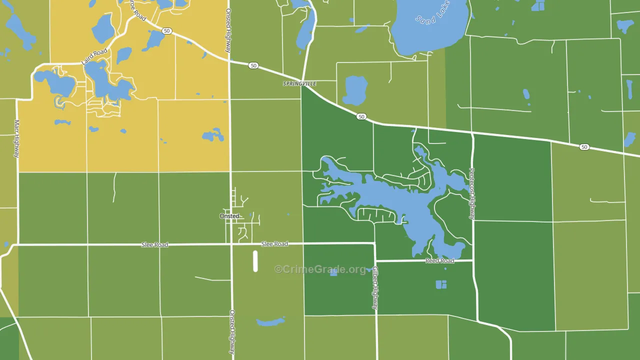 49265, MI Map of Theft Rates