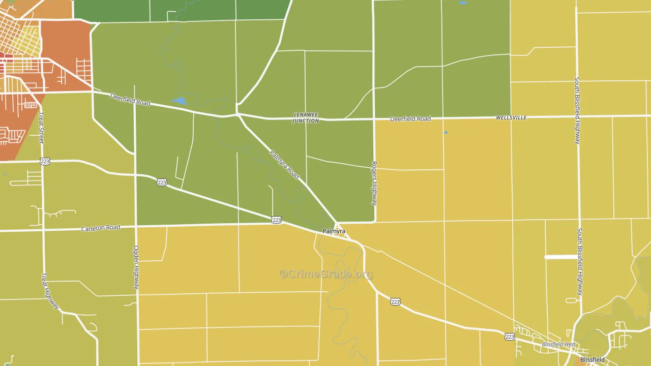 49268, MI Map of Theft Rates