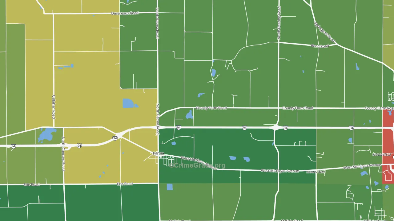 49269, MI Map of Theft Rates