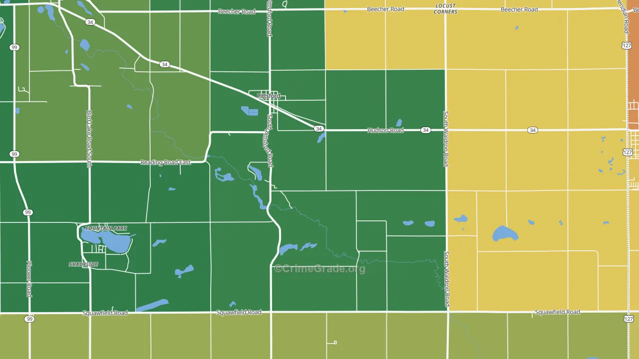 49271, MI Map of Theft Rates
