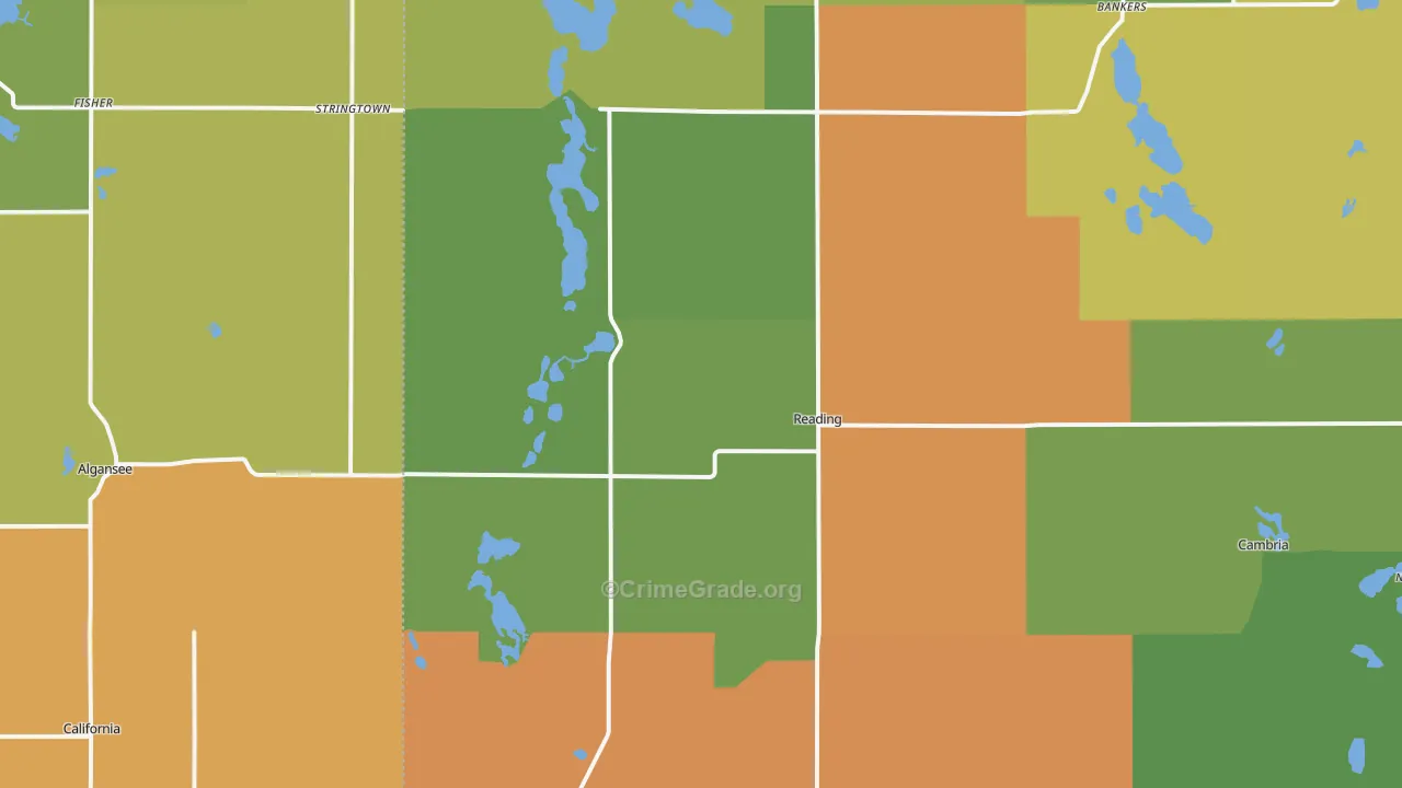 49274, MI Map of Theft Rates