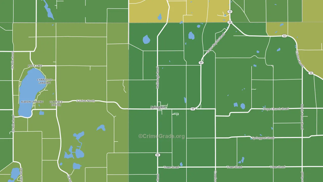49284, MI Map of Theft Rates