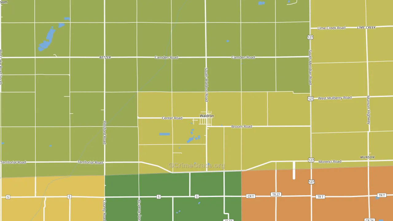 49288, MI Map of Theft Rates
