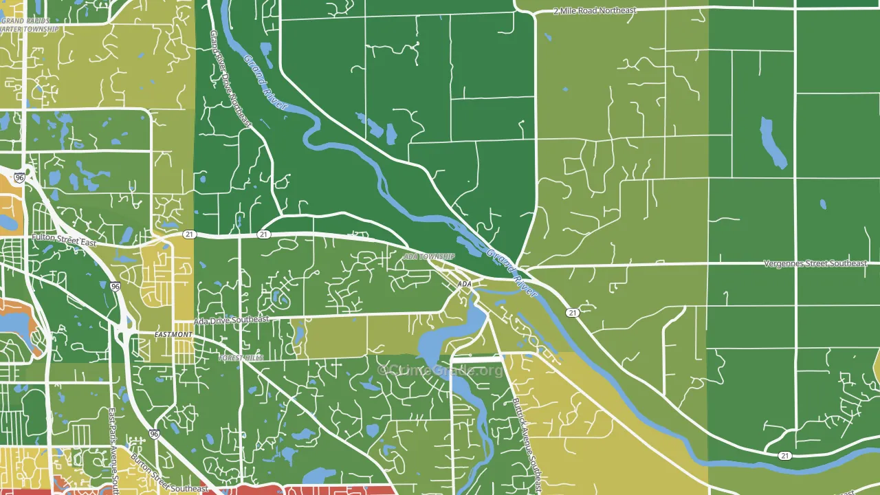 49301, MI Map of Theft Rates